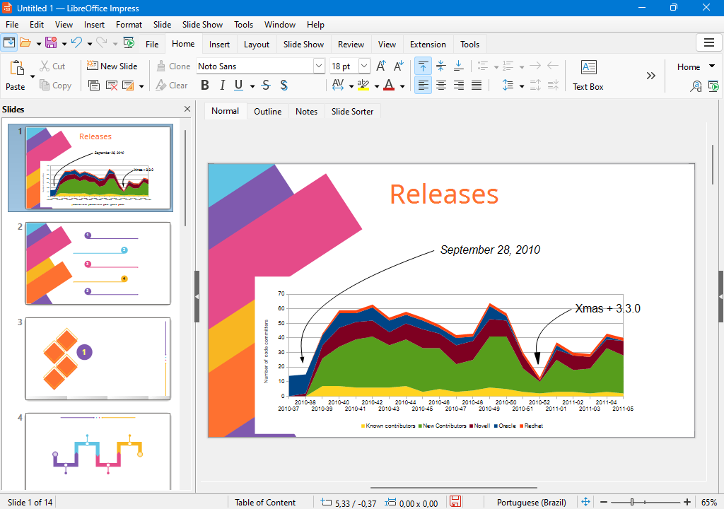 скріншот Impress
